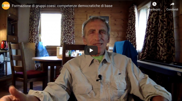 Formazione di gruppi coesi - GUARDA IL VIDEO INTRODUTTIVO