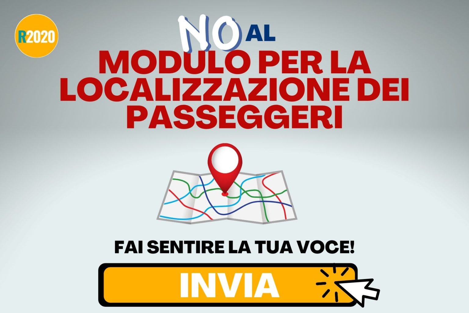 CALL TO ACTION! NO al Modulo per la localizzazione dei passeggeri! (PLF